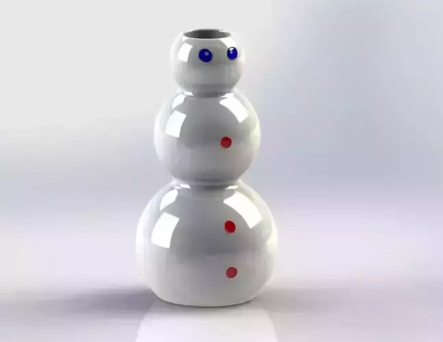 Snowman Candle Holder