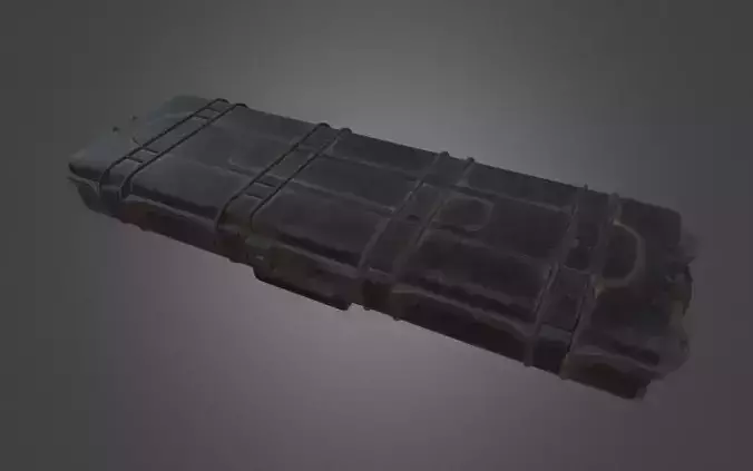 PBR Sniper Rifle Case LOW POLY GAME READY