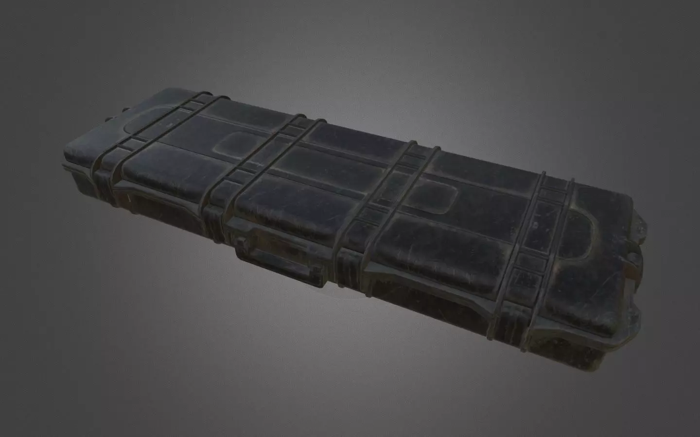 PBR Sniper Rifle Case LOW POLY GAME READY Low-poly 3D model_0