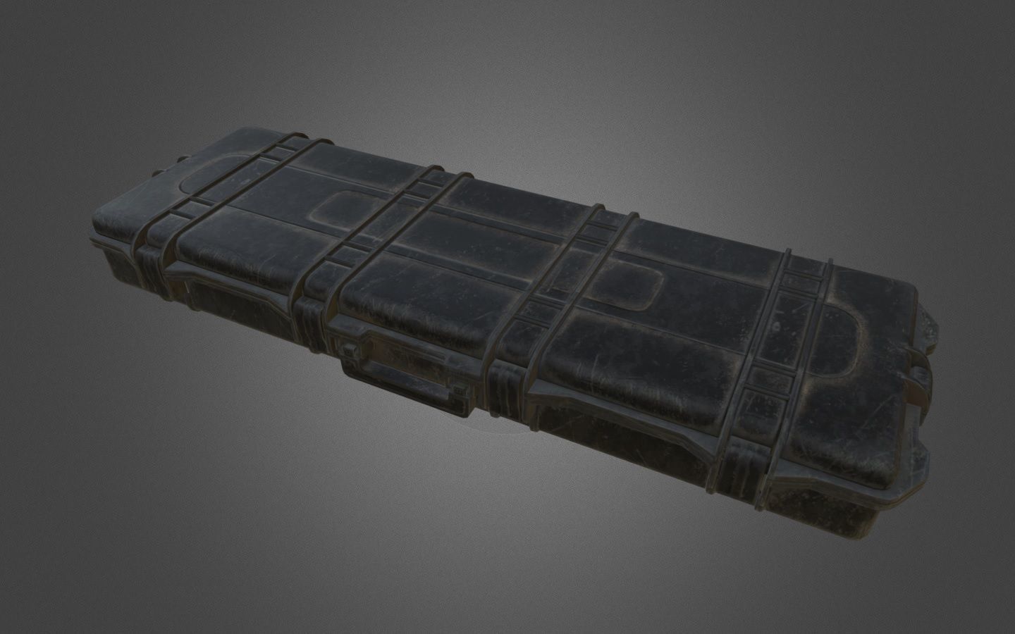3D model PBR Sniper Rifle Case LOW POLY GAME READY VR / AR / low-poly ...