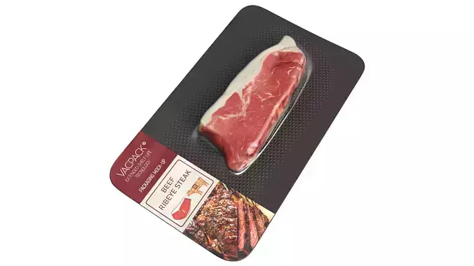 Steak in vacuum packaging 01