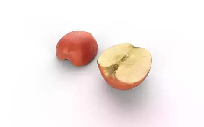 Apple M20 Low-poly 3D model 5