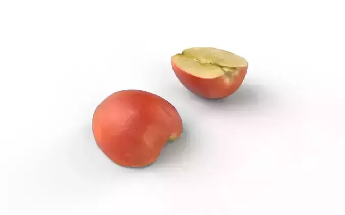 Apple M20 Low-poly 3D model 4