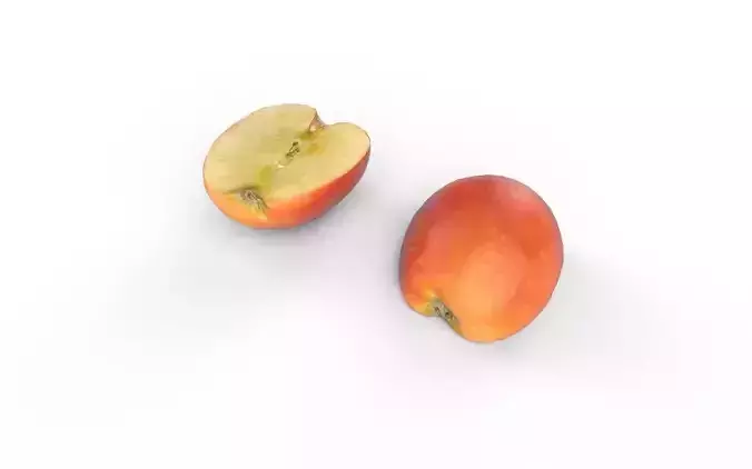 Apple M20 Low-poly 3D model 3