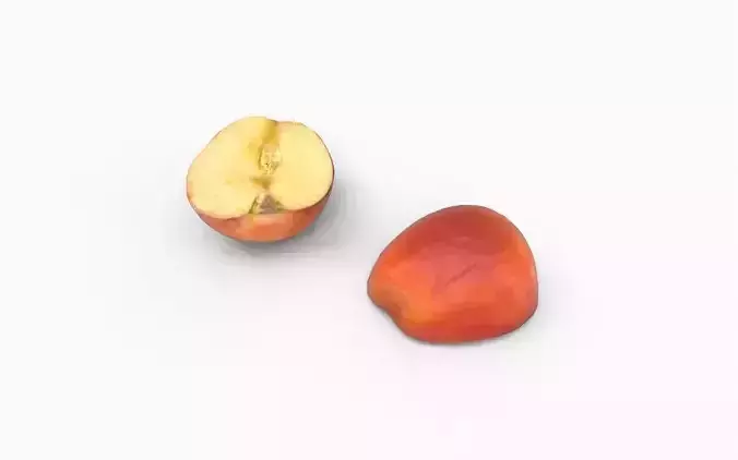 Apple M21 Low-poly 3D model 4