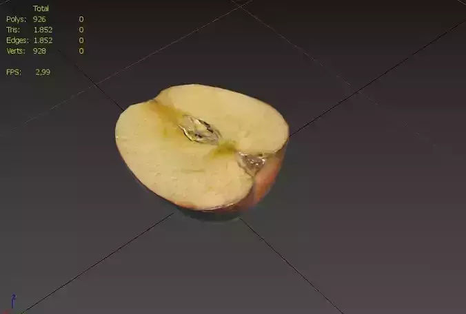 Apple M21 Low-poly 3D model 3