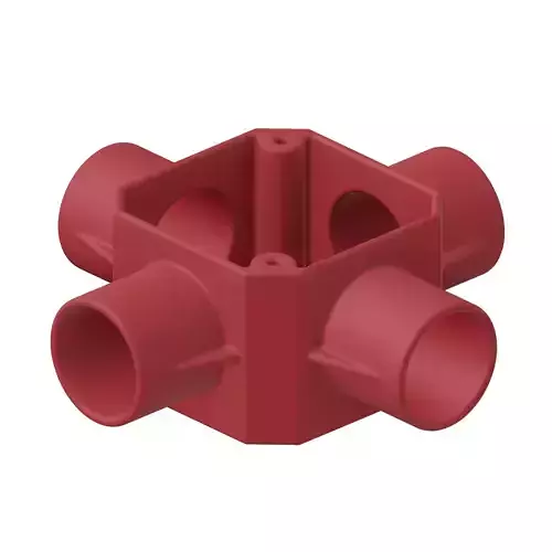 Plastic Premium Four Way Junction Box Toy