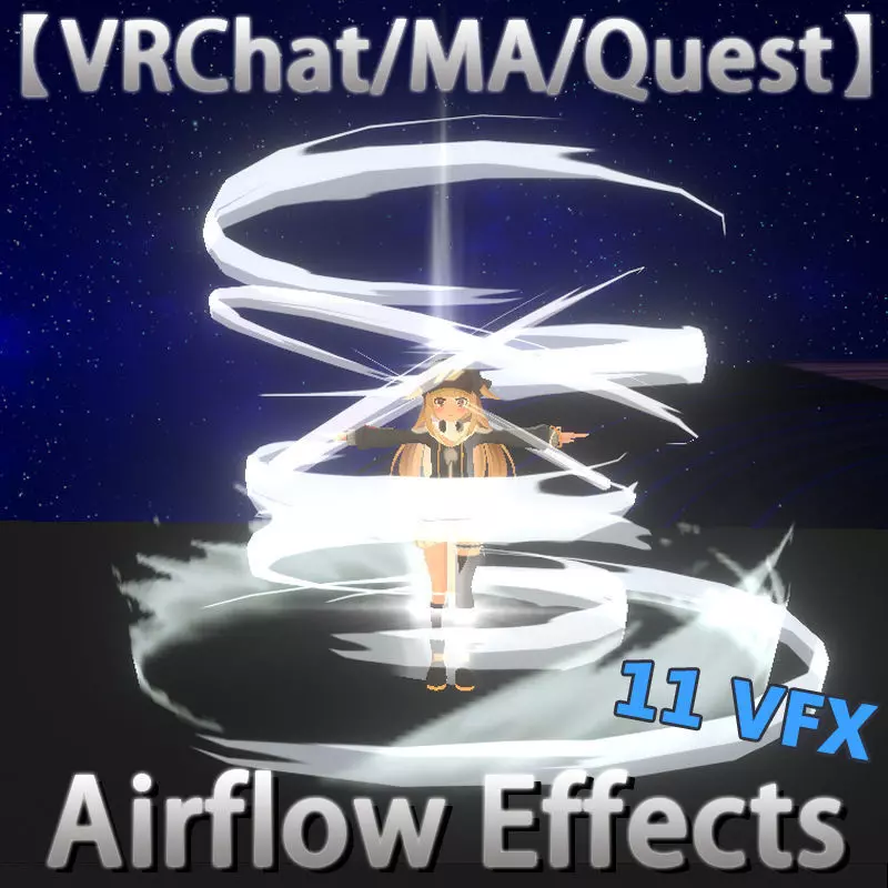 VRChat Quest VFX - Airflow Effects 3D model