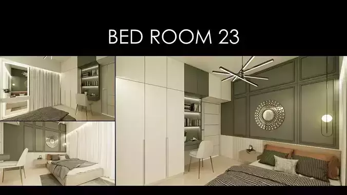 MORDERN BEDROOM 23 INTERIOR 