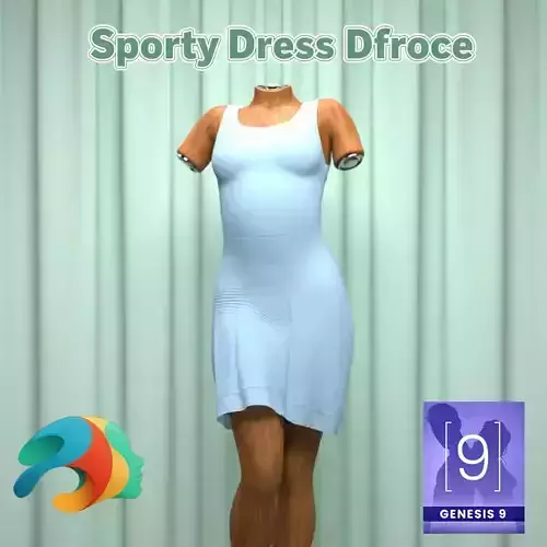 Sporty Dress for Genesis 9 dForce