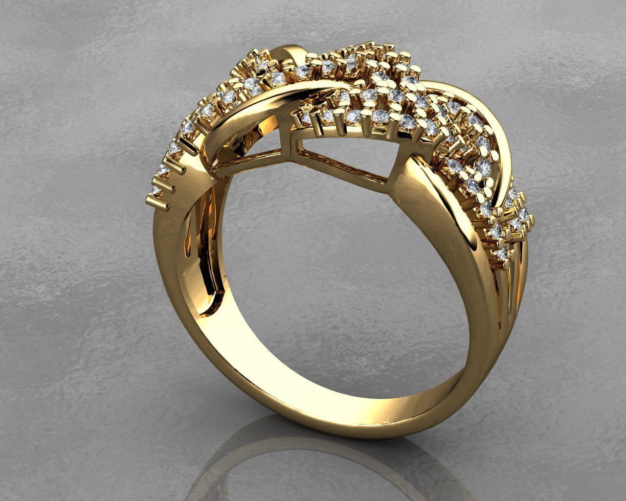 DIAMOND RING 3D print model_1