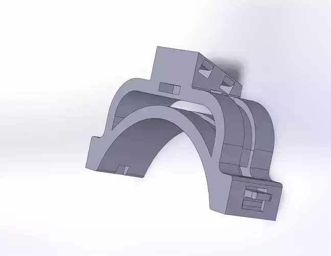 Fiber optic spool retainer for FPV V2