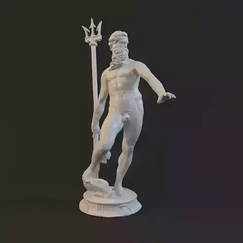 Poseidon statues 3D print model