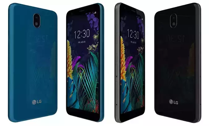 LG K30 2019 Aurora Black And Moroccan Blue High Poly