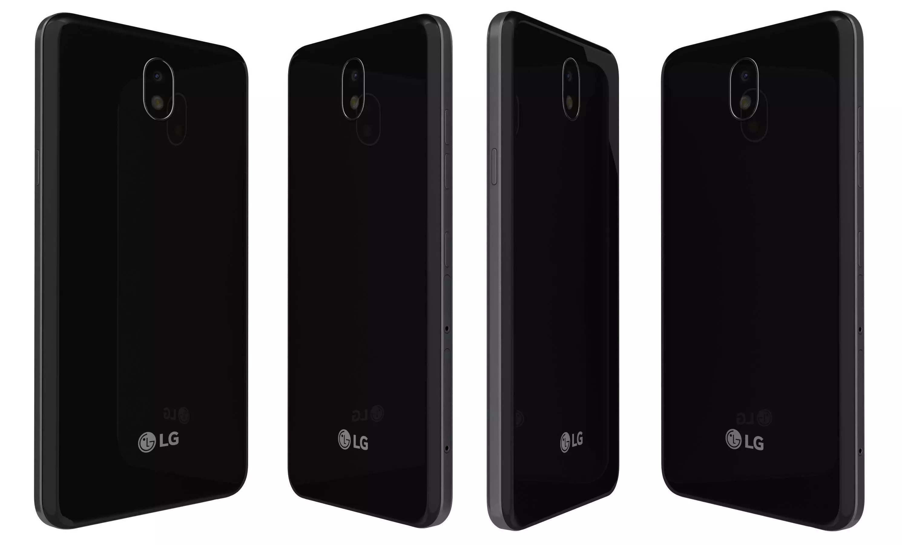 LG K30 2019 Aurora Black And Moroccan Blue High Poly 3D model