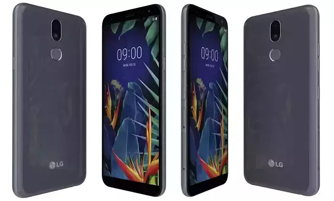 LG K40 Gray High Poly