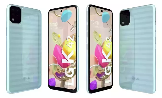 LG K42 Blue High Poly