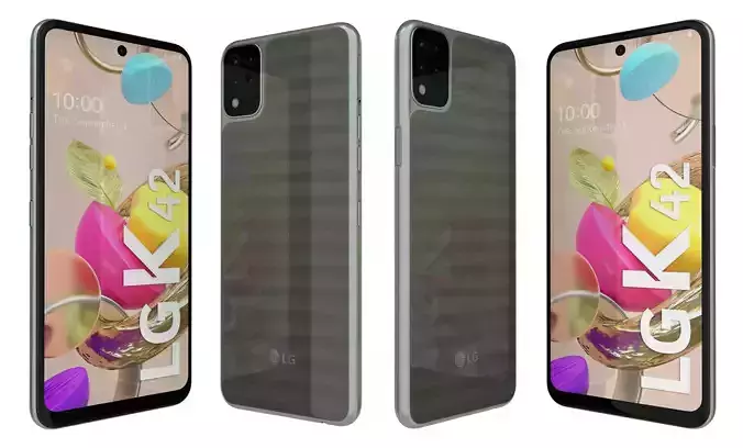 LG K42 Green High Poly