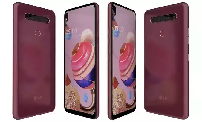 LG K51S Pink High Poly