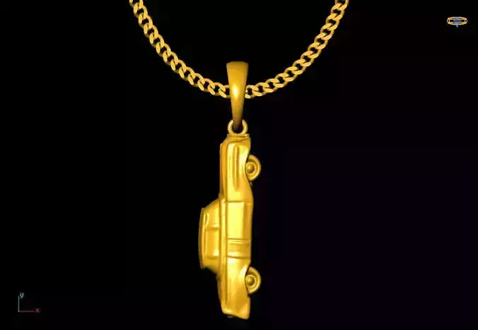 Car pendant charms - one inch pendant