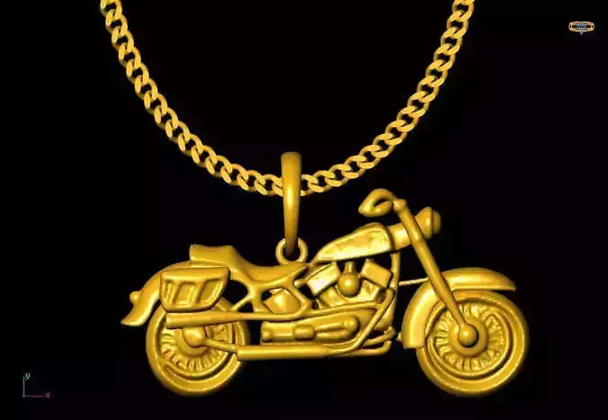 Motor Bike pendant charms - one inch pendant