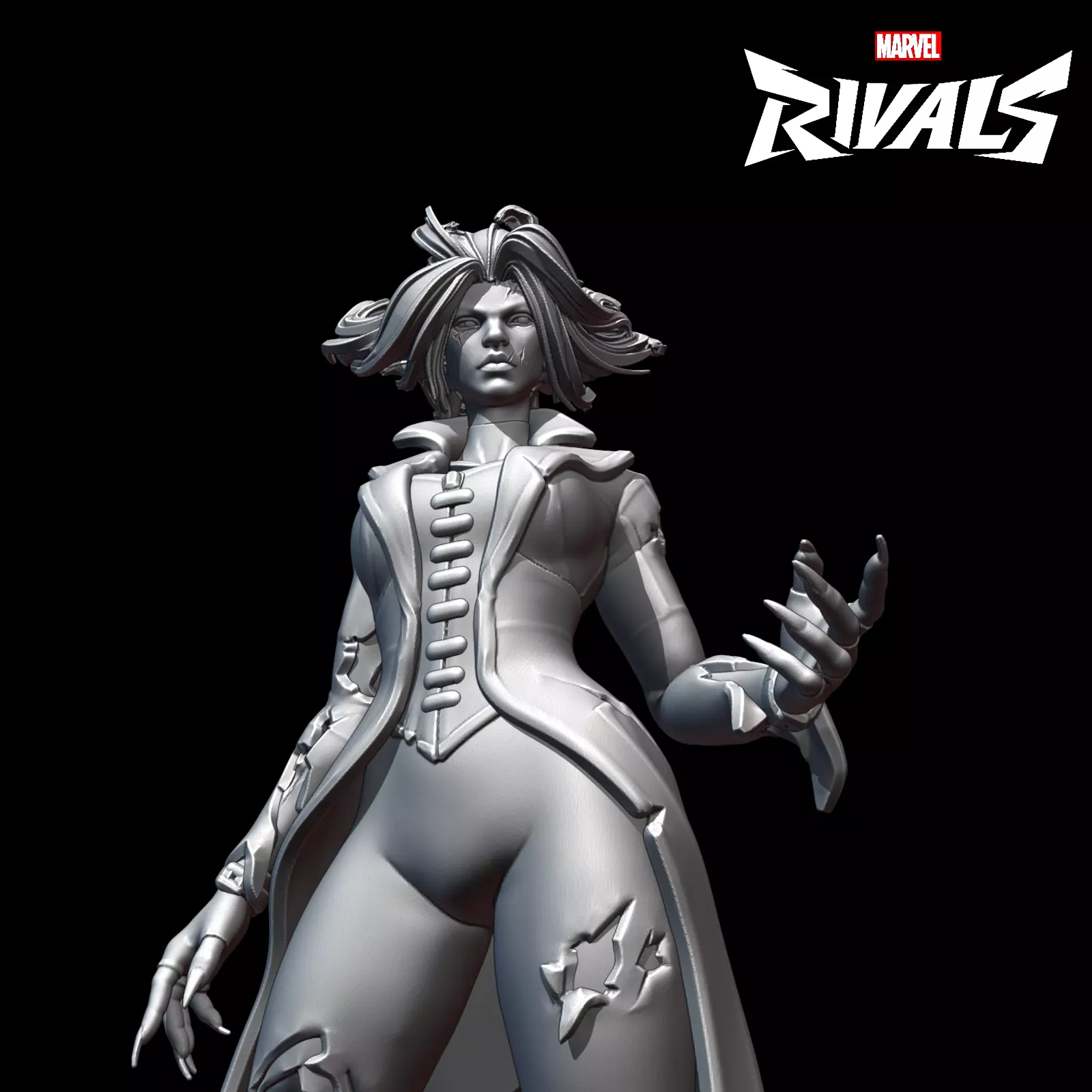 SCARLET WITCH QUEEN OF THE DEAD - MARVEL RIVALS 3D print model