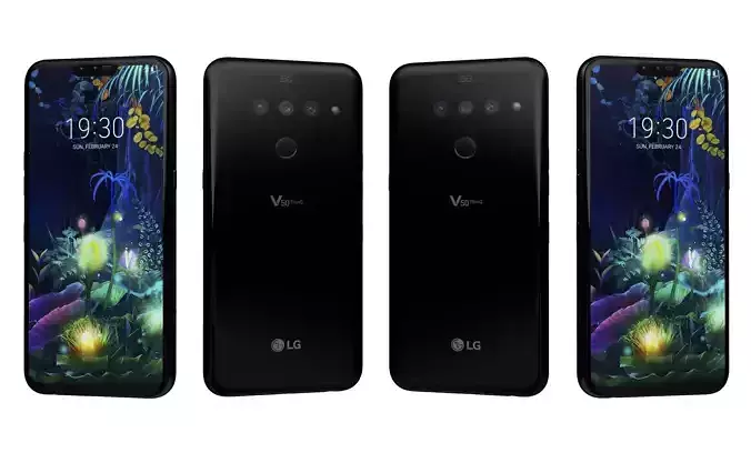 LG V50 ThinQ 5G High Poly