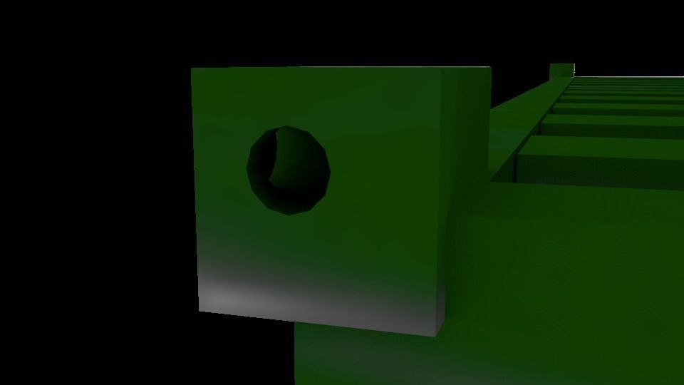 Container for ships Low-poly 3D model_2