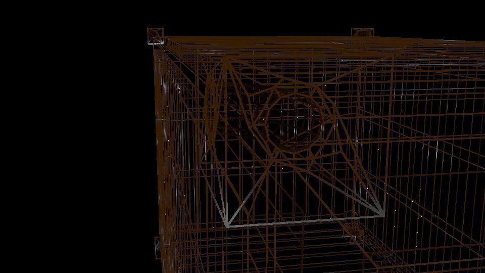 Container for ships Low-poly 3D model_8