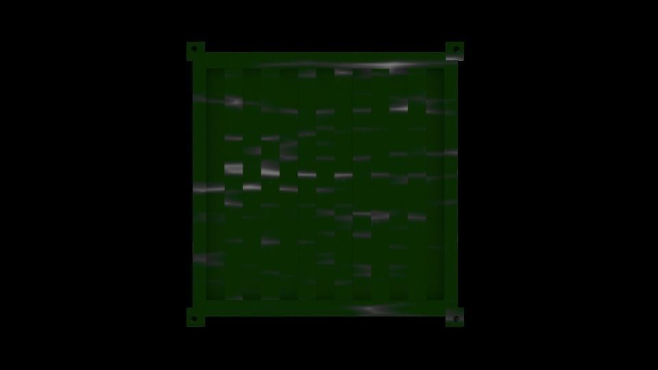 Container for ships Low-poly 3D model_13