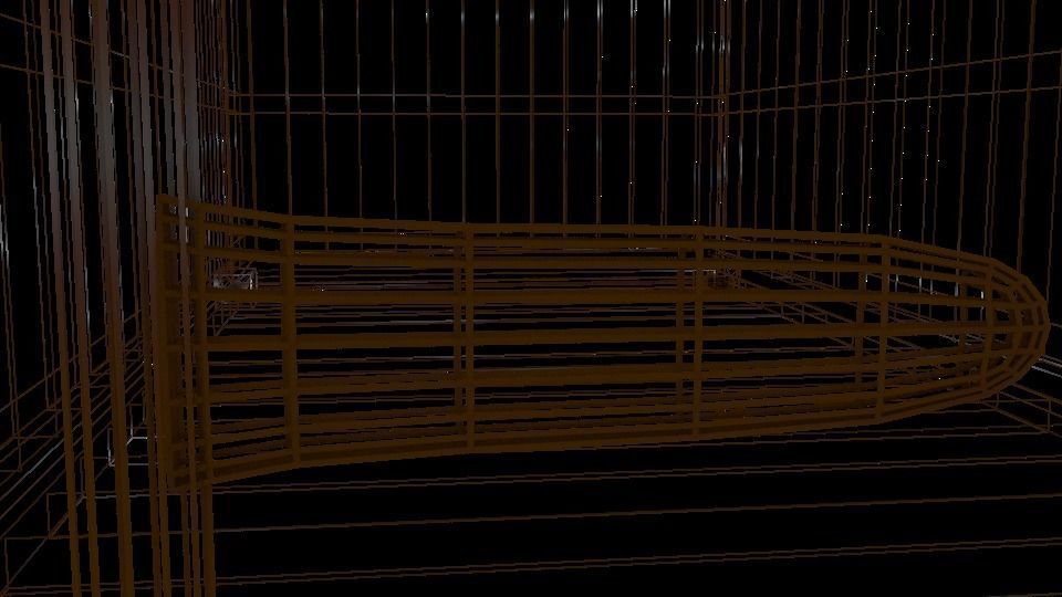 Container for ships Low-poly 3D model_7