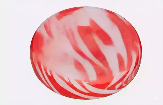 Traditional Peppermint Swirl Candy 3D Model