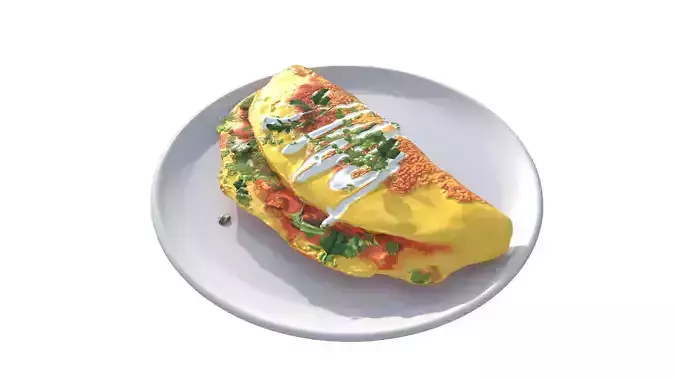 Fresh Omlette with Herbs