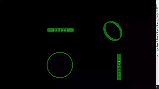 A modern geometric gold bangle for effortless luxury