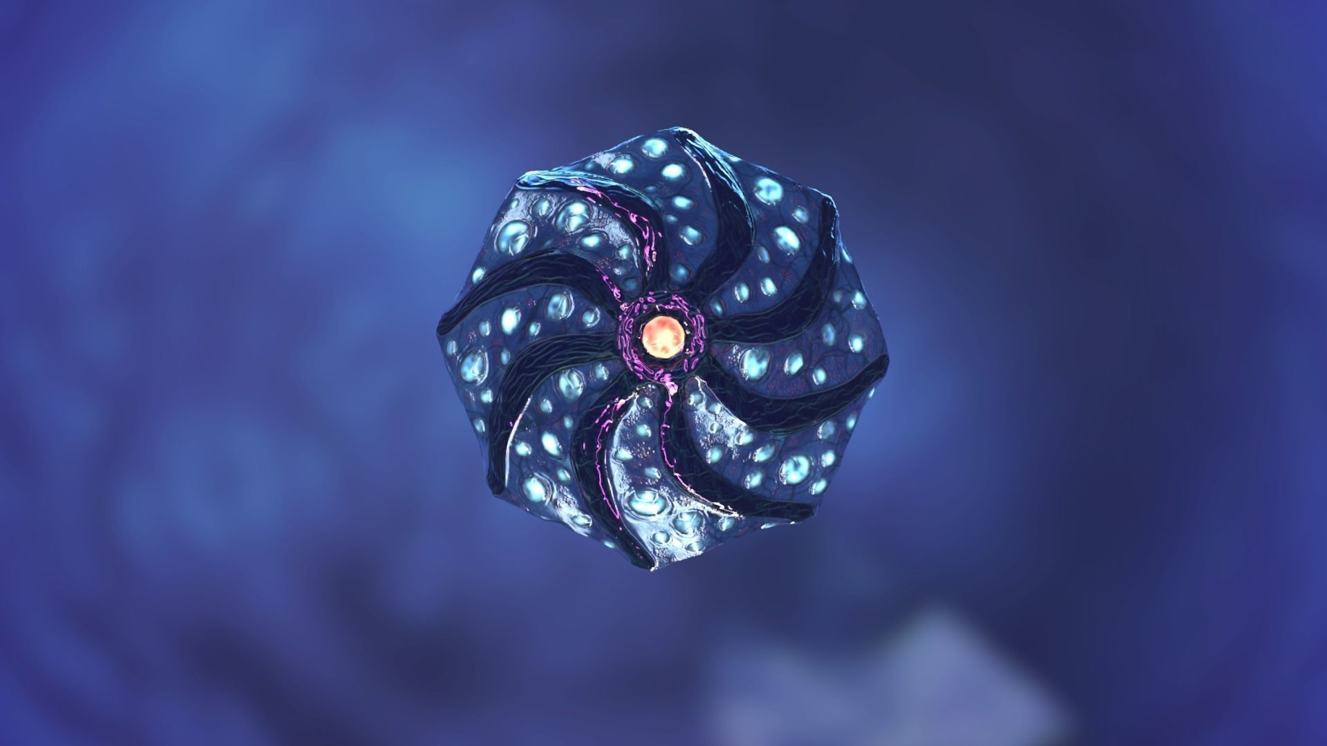 PBR Fantastic Medusa Animated and rigged lowpoly model  Low-poly 3D model_6