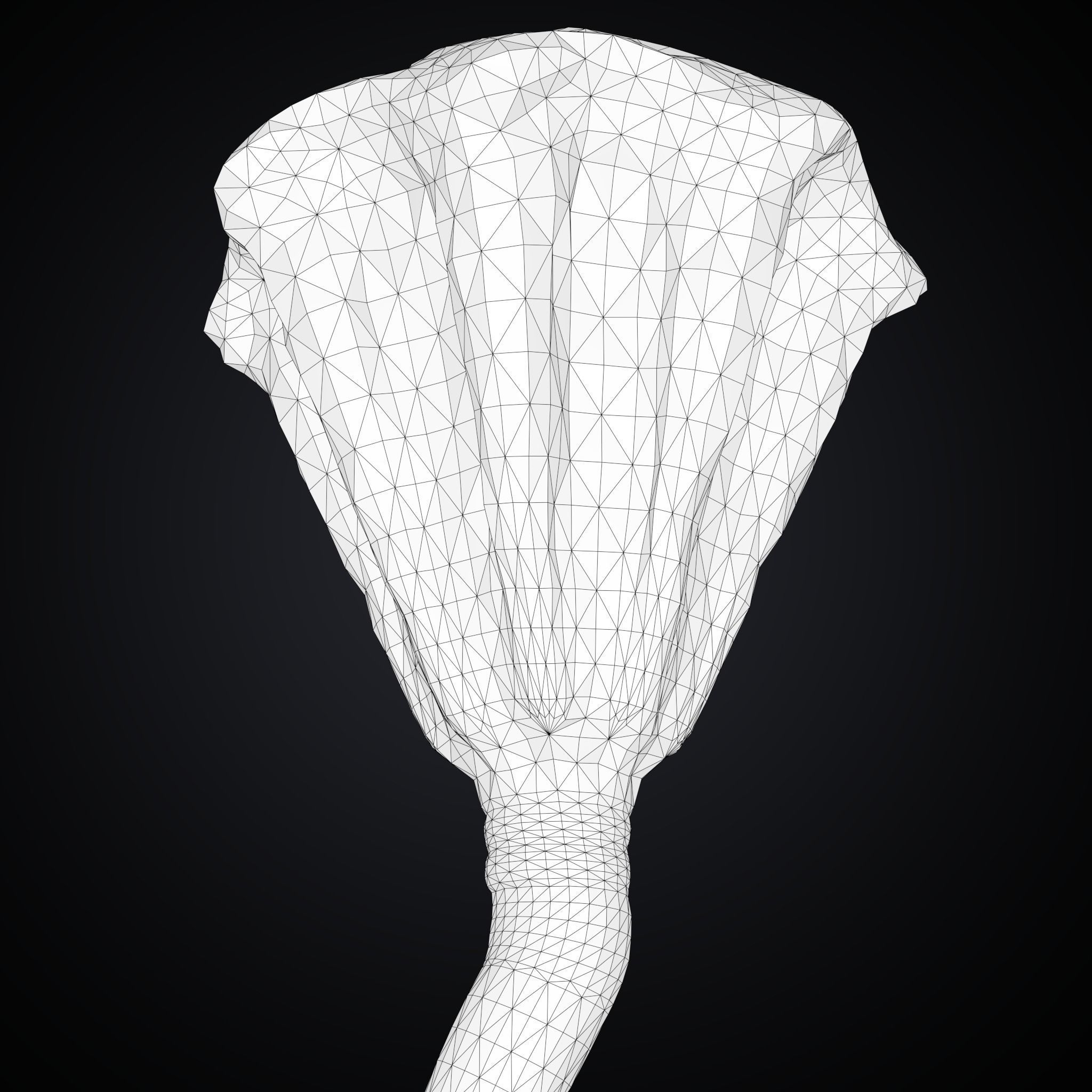 PBR Fantastic Medusa Animated and rigged lowpoly model  Low-poly 3D model_8