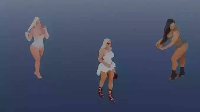 Urban Glam Triple Character Pack