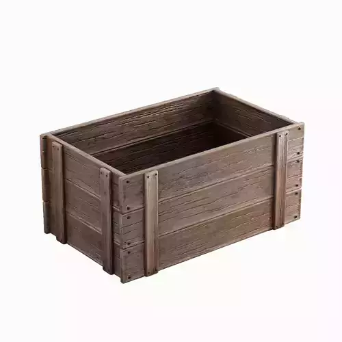 Large Wooden Crate 04