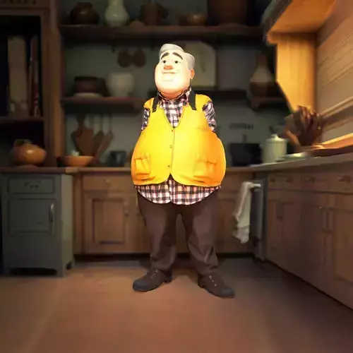 Friendly Outdoorsman Character model pack