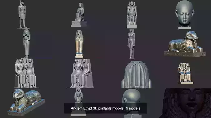 Ancient Egypt 3D printable models