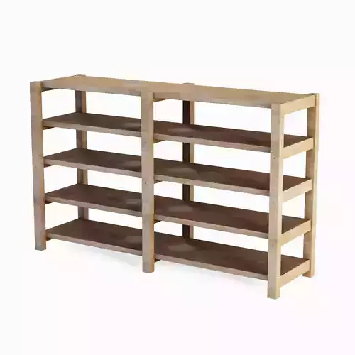 Long Pottery Shelf 05