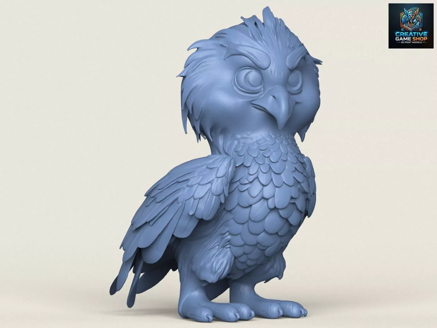 Fantasy Beak Bird 3D print model