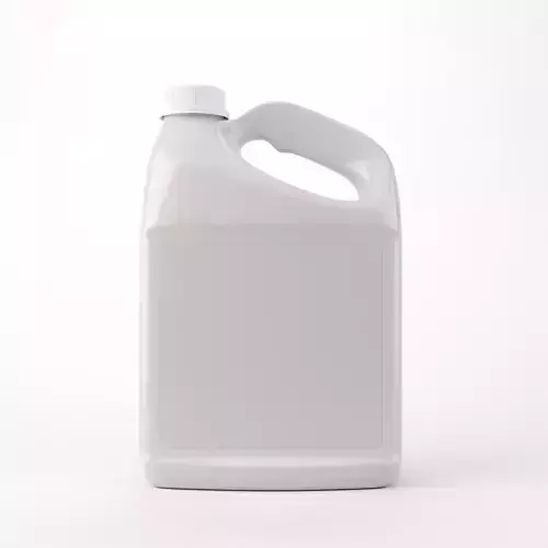 3L White Detergent Bottle Packaging Model
