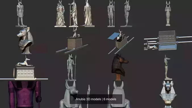 Anubis 3D models