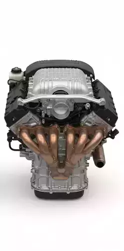 Range Rover Supercharged V8 Engine 50L High-Detail 3D model 2