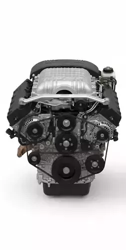 Range Rover Supercharged V8 Engine 50L High-Detail