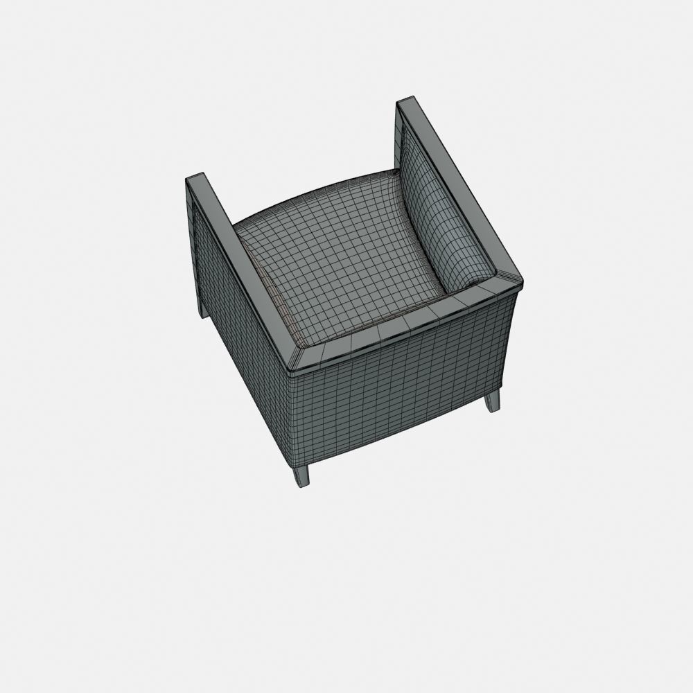 Armchair 008 3D model_8