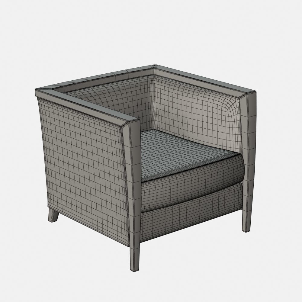Armchair 008 3D model_10