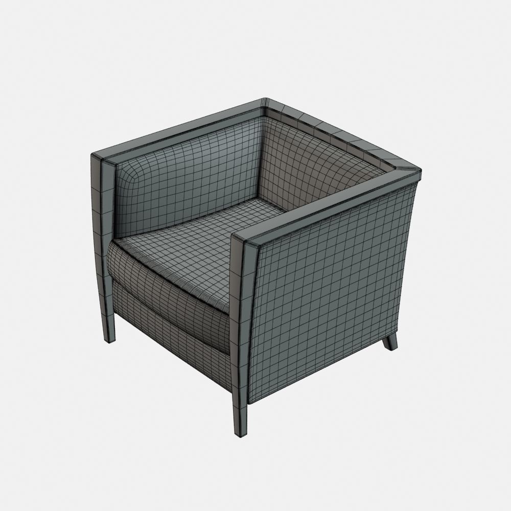 Armchair 008 3D model_9
