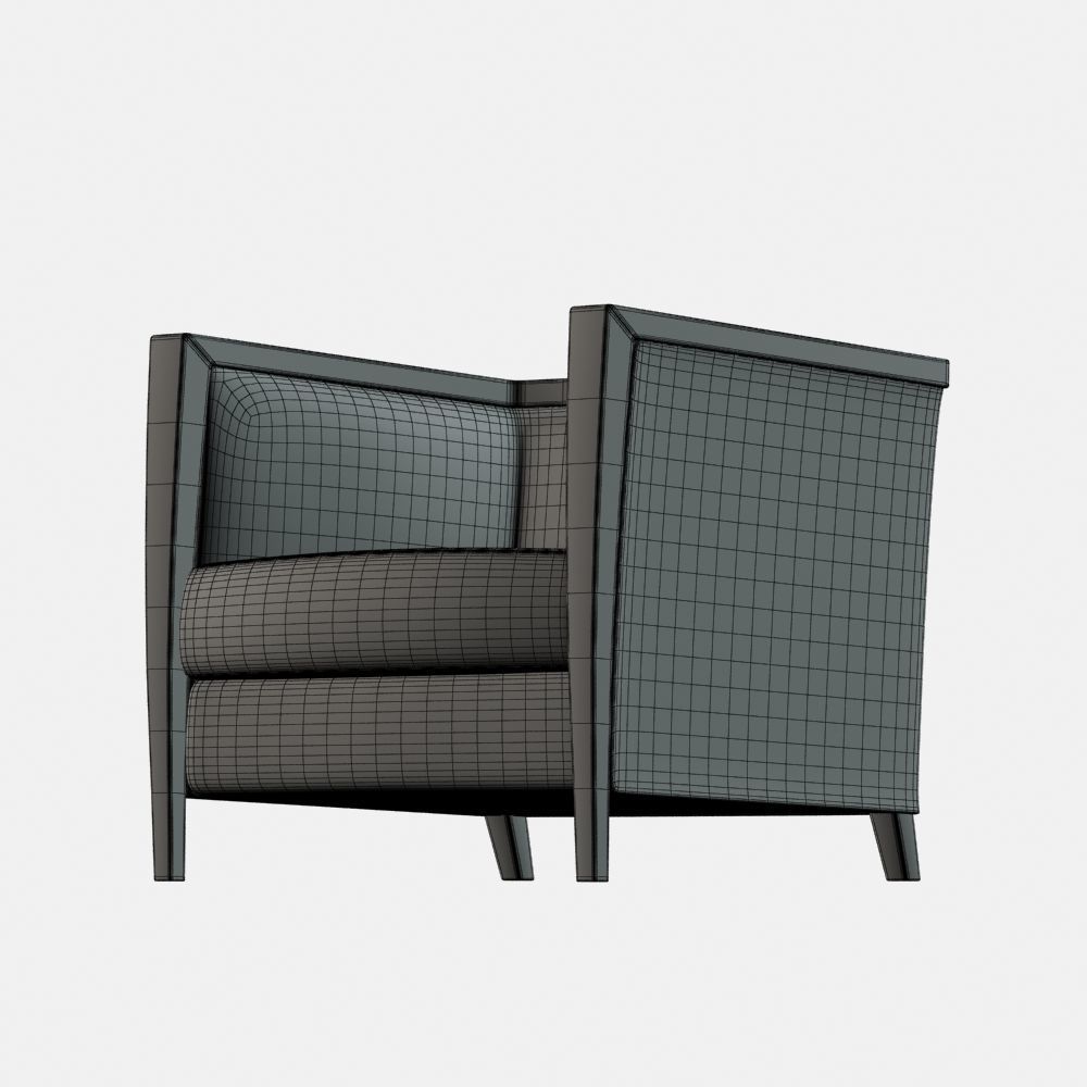 Armchair 008 3D model_12